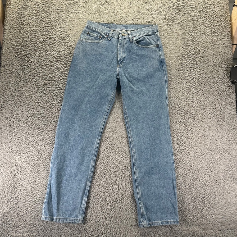 Wrangler Jeans Mens 31x30 Blue Cotton Denim Straight Leg Utility Travel Workwear